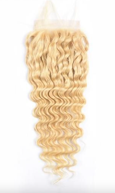 Transparent Lace closure 613-Deep  4x4