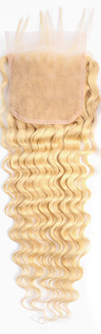 Transparent Lace closure 613-Deep  4x4